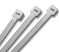 Kabelbinder transparent/weiß 200x7,6mm 50er-Pack