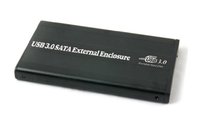 Externes USB3.0 Festplattengehäuse für 2.5" SATA-HDD bis 750GB
