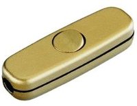 Schnur-Zwischenschalter 1pol. AUS 3(2) A/ 250 V~ gold/gold