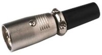 Mikrofon-Stecker XLR 3-polig Metall